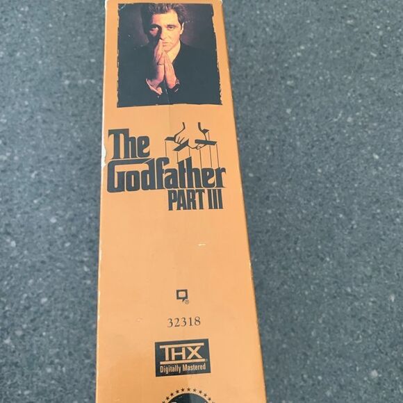 The Godfather Part III Final Director's Cut VHS 1990 Gold VCR Tapes Movie - Picture 5 of 7